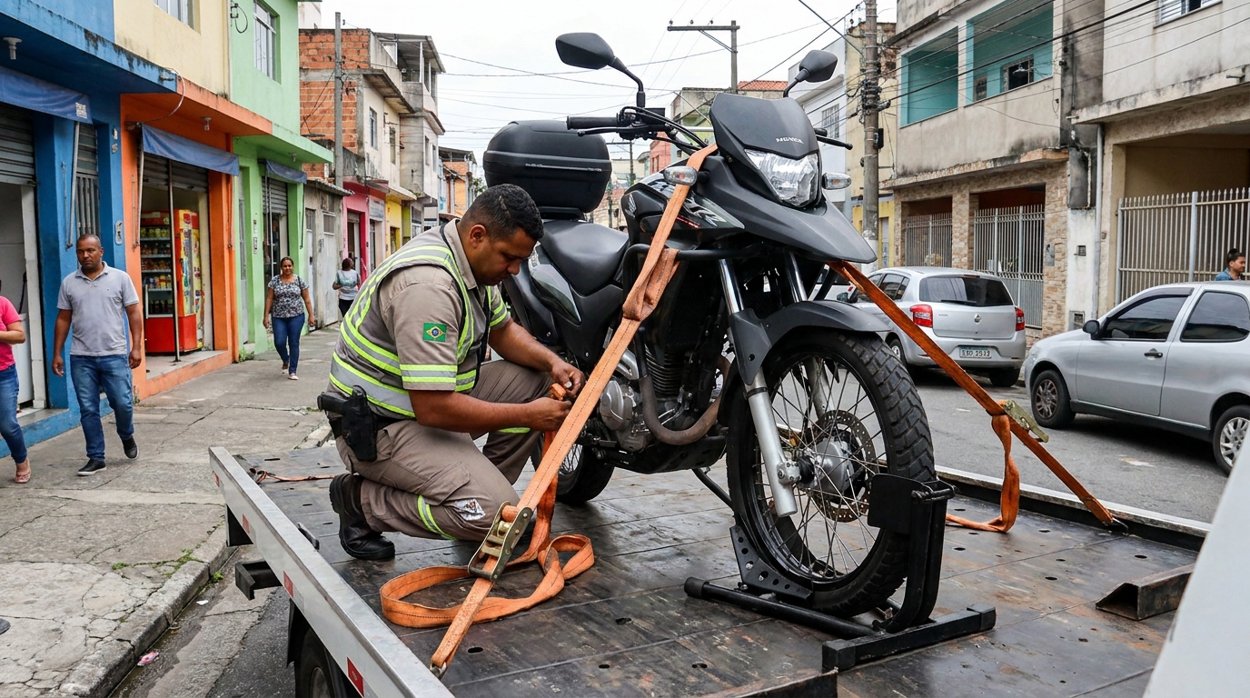 Transporte de Motocicleta em Suzano‑SP